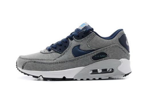Air Max 90 Womenss Shoes Gray Black Blue Hot On Sale Outlet Online